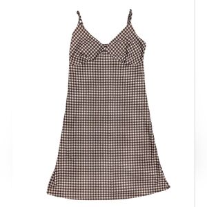 Lisa Says Gah 'Christy' Plaid Slip Dress